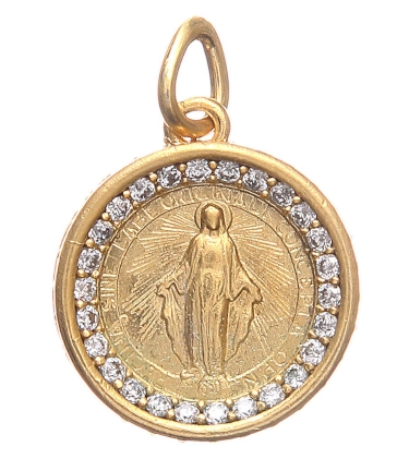 14kt Yellow Gold Miraculous Medal