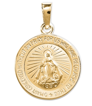 14kt Miraculous Medal